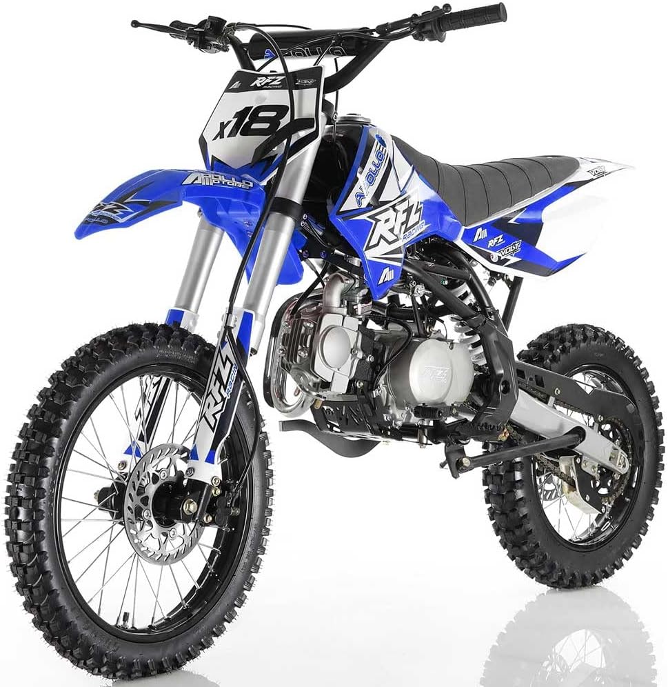 Apollo Racing 125cc Manual Mid Sized Dirtbike DB-X18